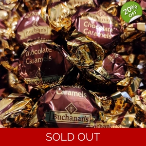 Buchanan's Dark Chocolate Caramels - Buchanans Wrapped Caramel Toffees